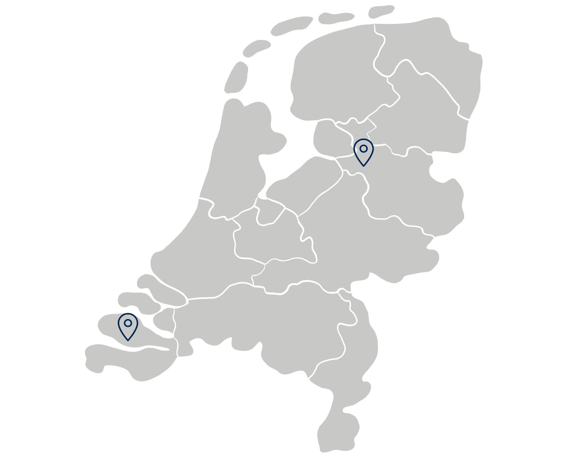 Vanderkamp locations in the Netherlands